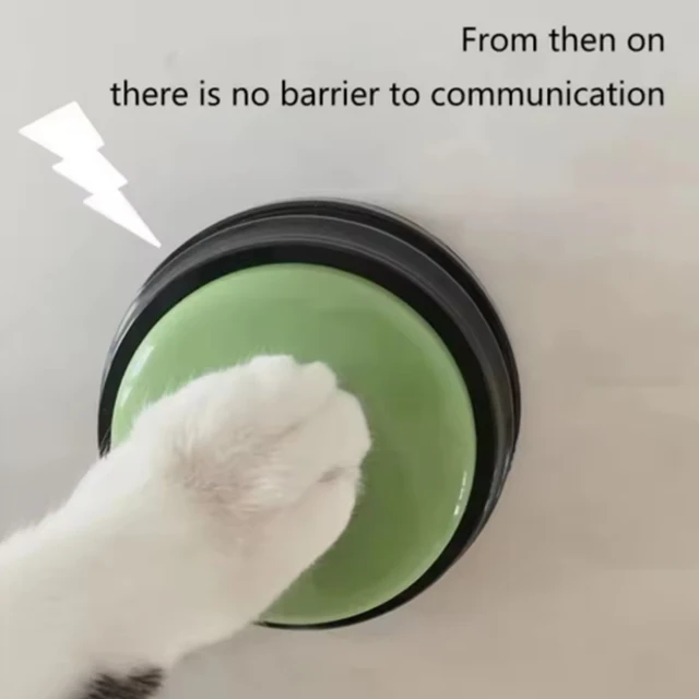 Voice Recording Button Pet Toys Dog Buttons for Communication Pet Training Buzzer Recordable Talking Button Intelligence Dog Toy 5
