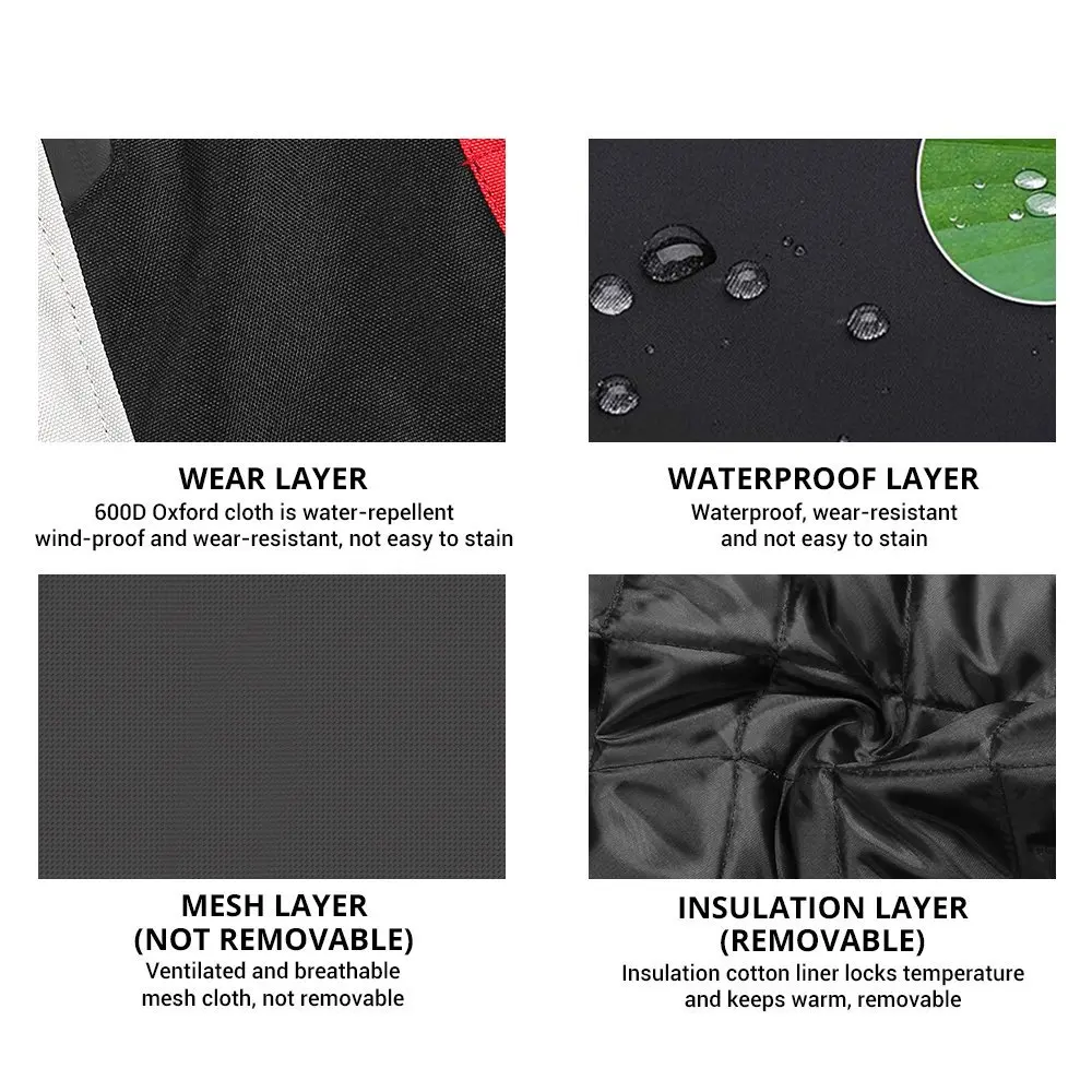 겨울용 따뜻한 오토바이 재킷 방한 방수 모터바이크 라이딩 재킷 남성용 모토 보호 장비 모토크로스 재킷