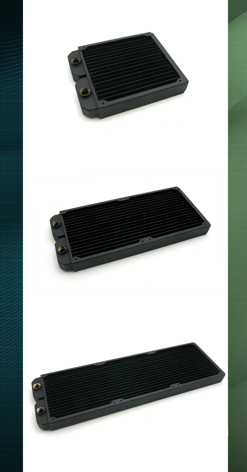 Cooling System, 140mm, 280mm, 420mm, fileira fria para 14cm Fan, 27mm