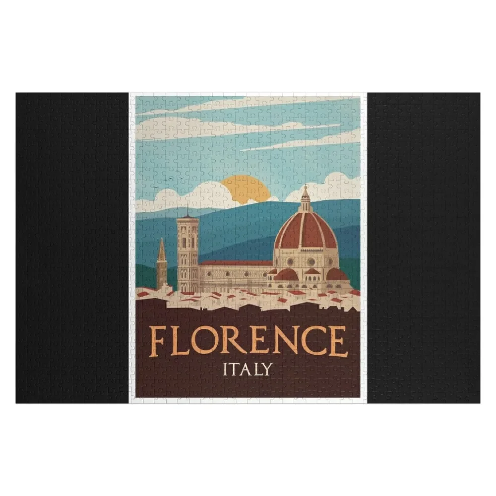 

Florence - ITALY Jigsaw Puzzle Wooden Boxes Woodens For Adults Personalize Puzzle