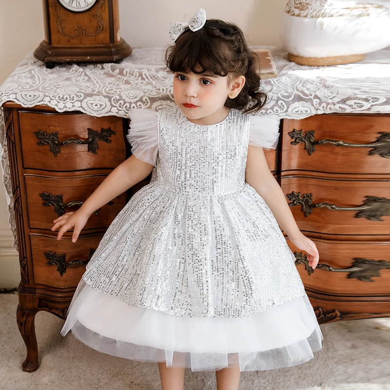 Prom Dresses 2022 Luxury Gowns Robes Bebe Baby Girl Toddler Wedding
