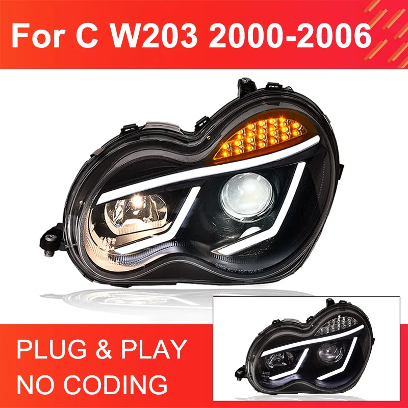 

Лампы головного света для Benz C Class W203 2000-2006, 1 пара