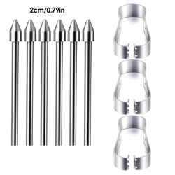 Premium Metal Stylus Nib with Pressure Sensitivity (6 Nib 3 Clip)