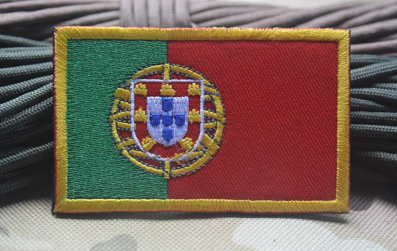 Europäische Flagge Deutschland Spanien Italien Frankreich Tschechische Republik Niederlande Griechenland Portugal Personalisierte Accessoires Klettverschluss-Armband – Detail 2