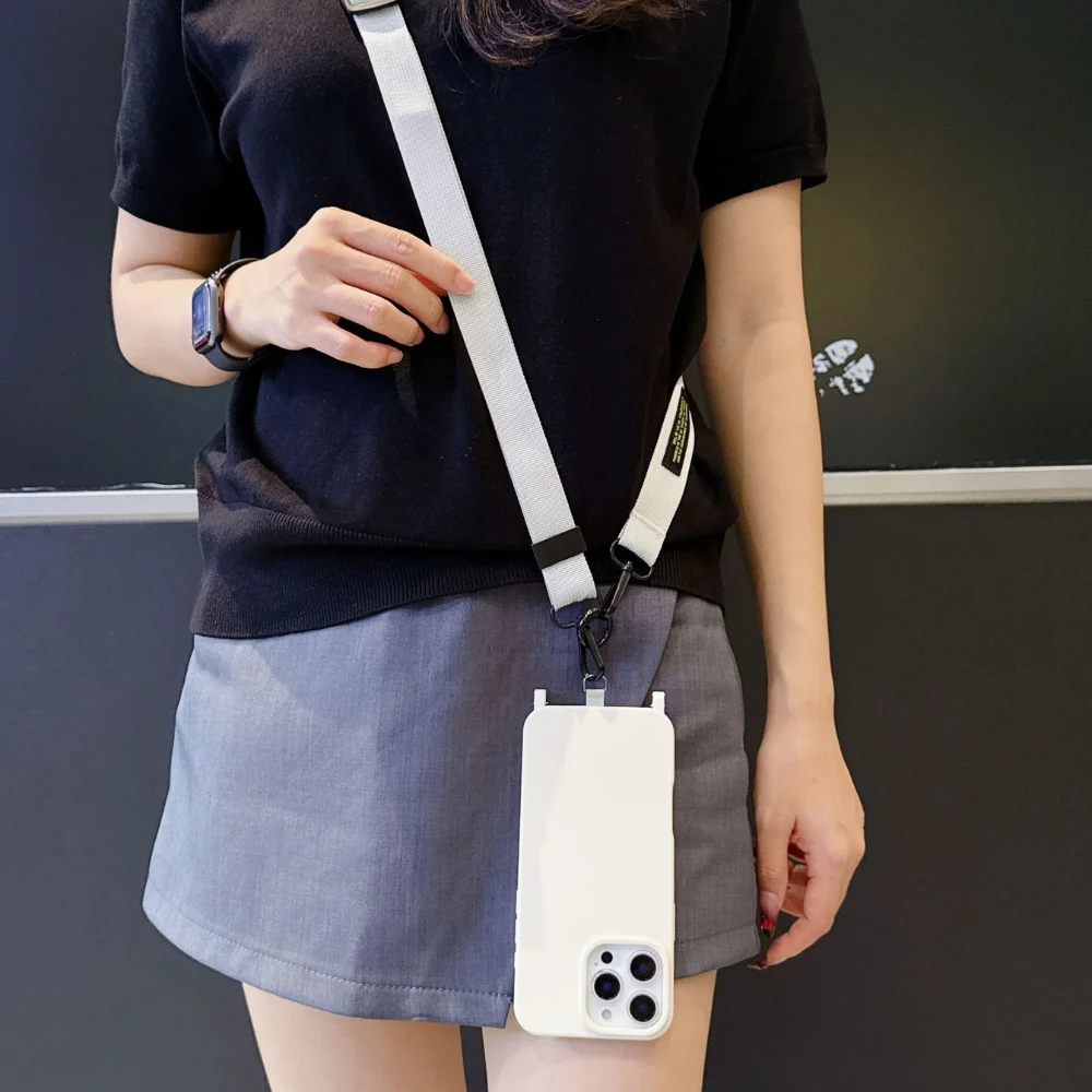 Adjustable Fashion Crossbody and Wrist Lanyard with Dual Hooks