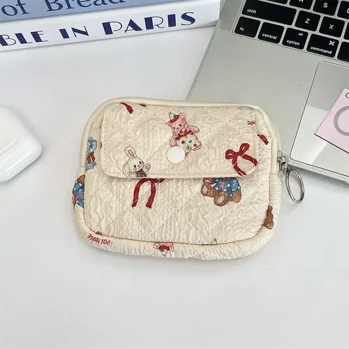 Cute Cartoon Small Travel Cosmetic Lipstick Earphone Card Portable Storage Bag Purse Women Gift Pouch In Make up Bags Organizer - Image 25