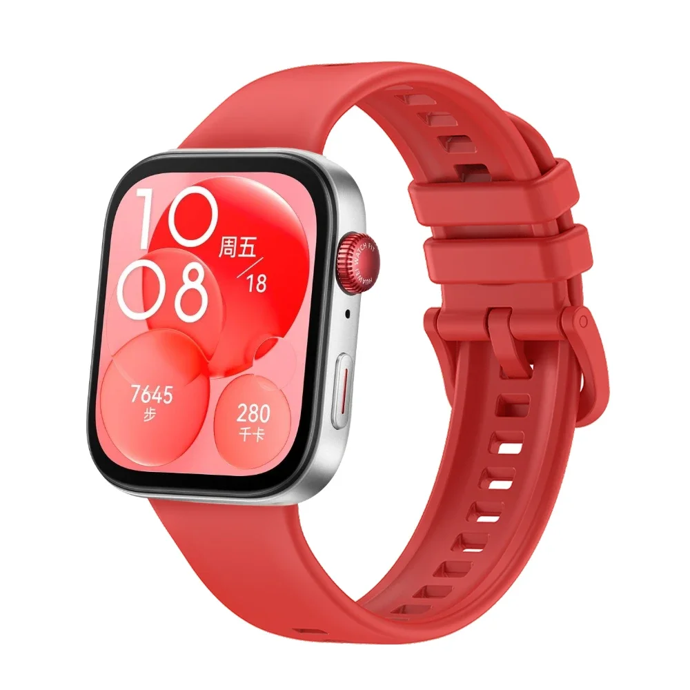 Colorful Silicone Strap with Buckle