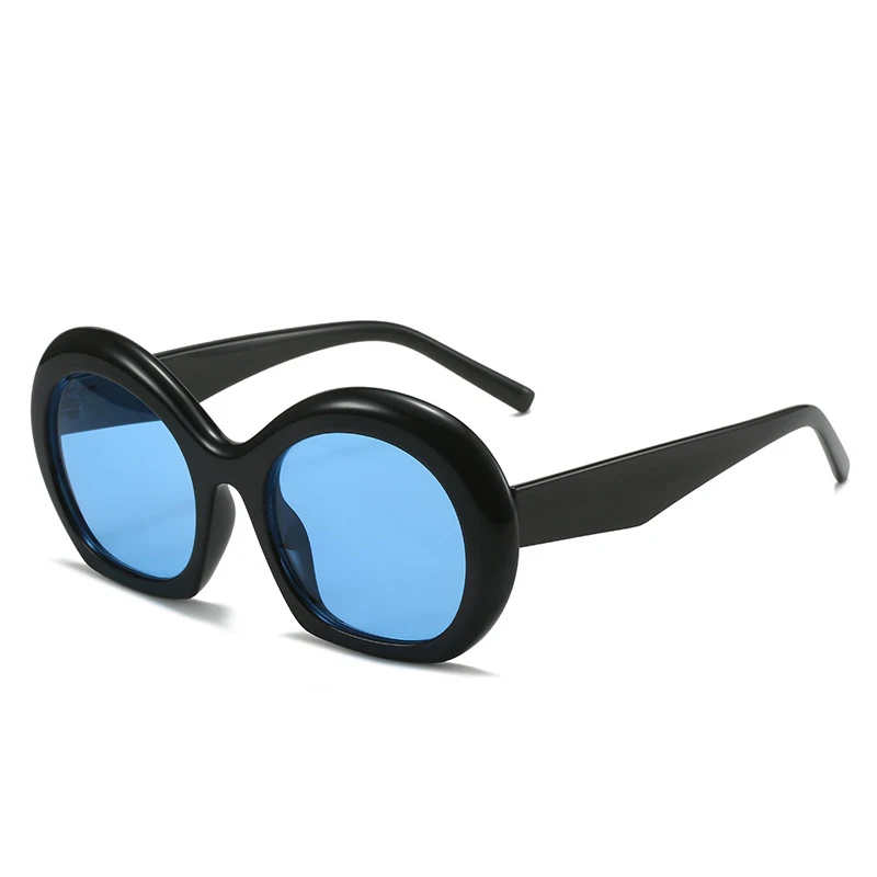 2023 New Oval Half Moon Shaped Sunglasses Sun Protection Outing