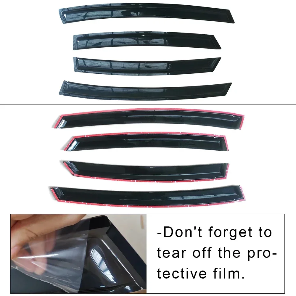 TOYOTA PRIUS V Prius PLUS 용 레인 가드 2012 2013 2014 2015 2016 2017 2018 2019 사이드 윈도우 도어 바이저 Wind Sun Window Visor