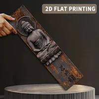 2D Metal Sign Zen Buddha Wall Decor, Minimalist Metal Art for Meditation Room, Yoga Studio, Calm Garden - Image 5