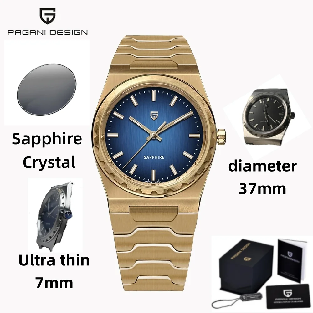 ぷにchan 樣uu0702 PAGANI DESIGN 2025 New Men Quartz Watch Ultrathin 7mm 222