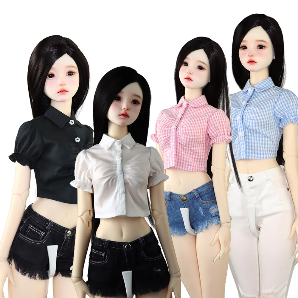 

BJD Doll Clothes for 1/4 1/3 MSD SD DD Toys Ball Jointed Fashion shirts, jeans, shoes Girl Gift