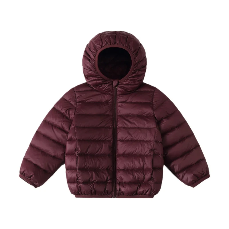 2024 New Children's Lightweight Down Jacket White Duck Down Parka with Hood Autumn and Winter Warm Boys Girls Outdoor Jacket
