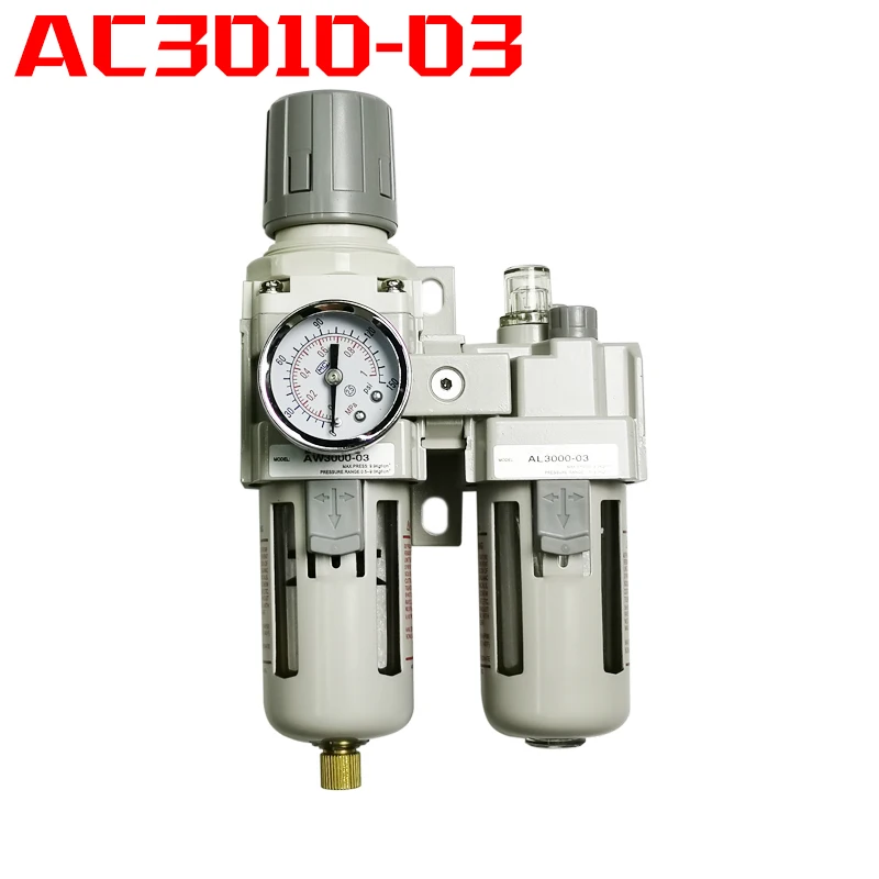 

AC3010-03 Air Pump Compressor Oil Filter Regulator Trap Pneumatic Water Separator Pressure Manual Drainage Supply