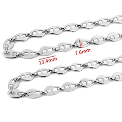1 Meter Thick Stainless Steel Chain - 1 Meter (Steel - I)