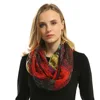Fashion Women Cotton Print Infinity Scarf Warm Soft Ring Scarves Circle Loop Foulard Femme Snood Neck Wrap Shawl 3