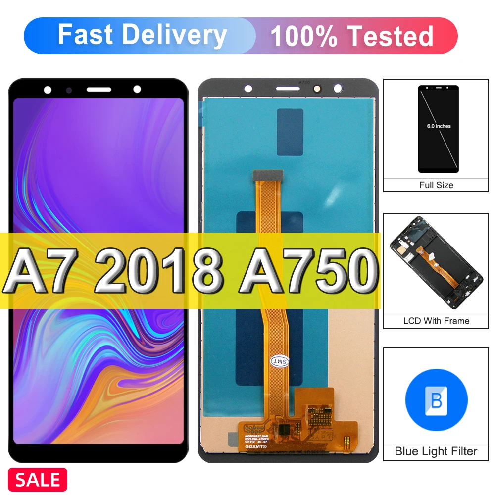 Samsung Galaxy A7 Phone Lcd Display Touch Screen A750 Lcd Samsung