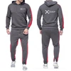2025 Cryptocurrency Ripple XRP Men Print Spring Autumn Solid Color Two-piece Sets Hoodie + Pants Sports Leisure Comfortabe Suit 2
