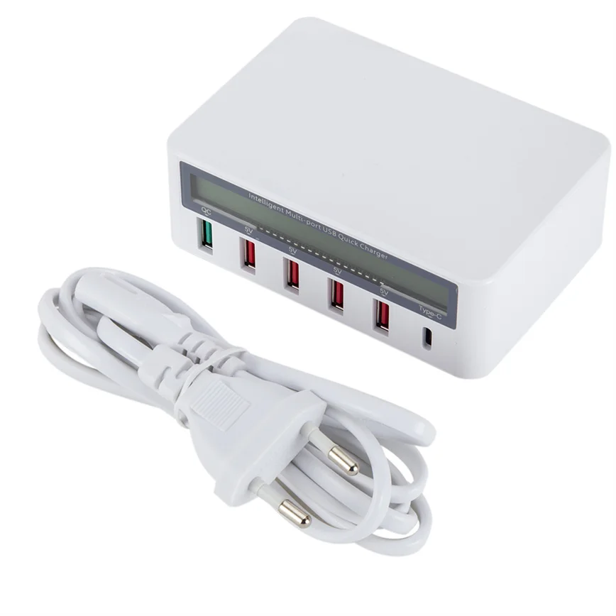 

Зарядное устройство USB Type-c со светодиодным дисплеем, 5 В