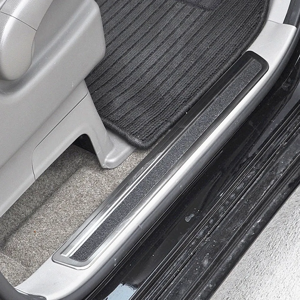 Door Sill Protector 4PCS Stainless Steel Non-slip Door Sill Scuff Plate Car Styling Anti Scratch For Honda STEPWGN RP1/4 2015