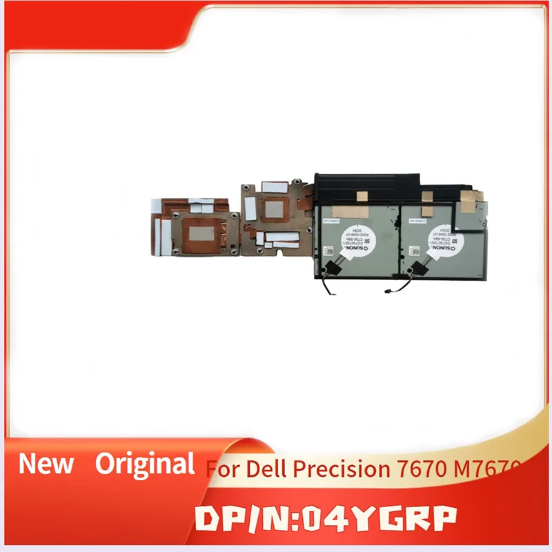 

Новый оригинальный вентилятор и радиатор для Dell Precision 7670 M7670 RTX 04YGRP 4YGRP
