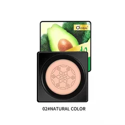 Mushroom Head BB Cream Foundation and Concealer Cushion Compact (02 Natural Avocado)