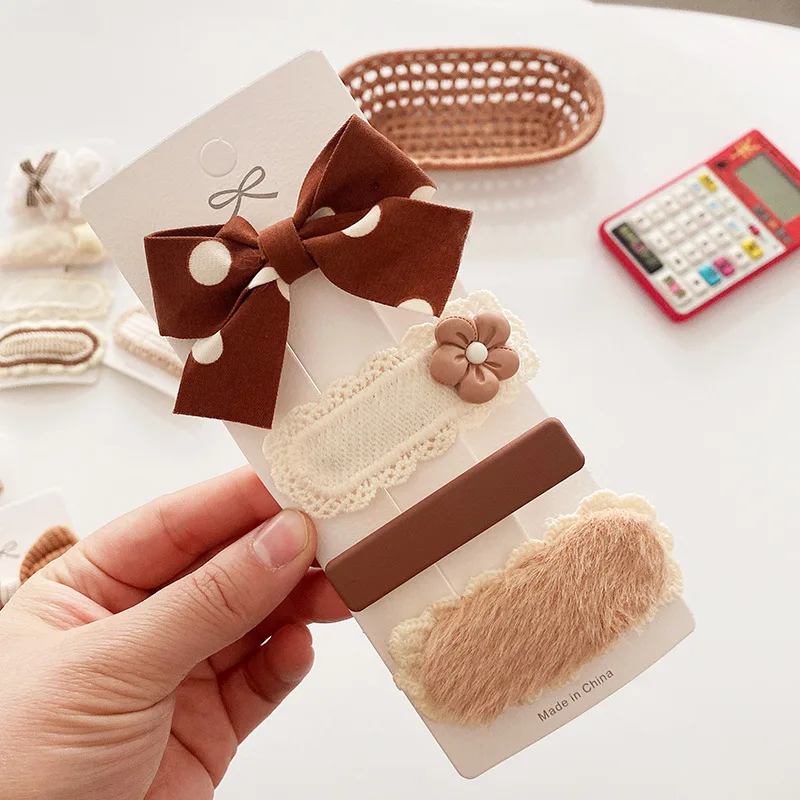 2025 Cute Bow Flower Hairpins Set Women Girls Children Hair Clips Pin Barrettes Accessories Hairclip Headwear Headdress Ornament – Detail 16