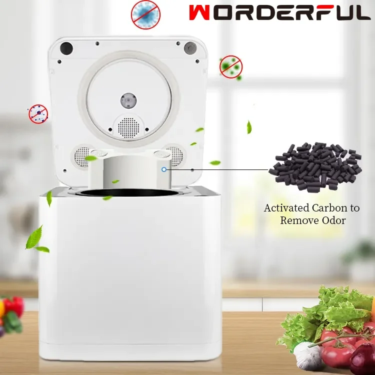 Portable Organic Fertilizer 3.3L Kitchen Food Cycler Garbage Food Waste Processor Household Waste Disposer