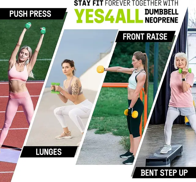 Coated Dumbbell Hand Weight Sets Multiple Weight Options with Rack Anti roll Anti Slip Hexagon Shape 3-5-8lb