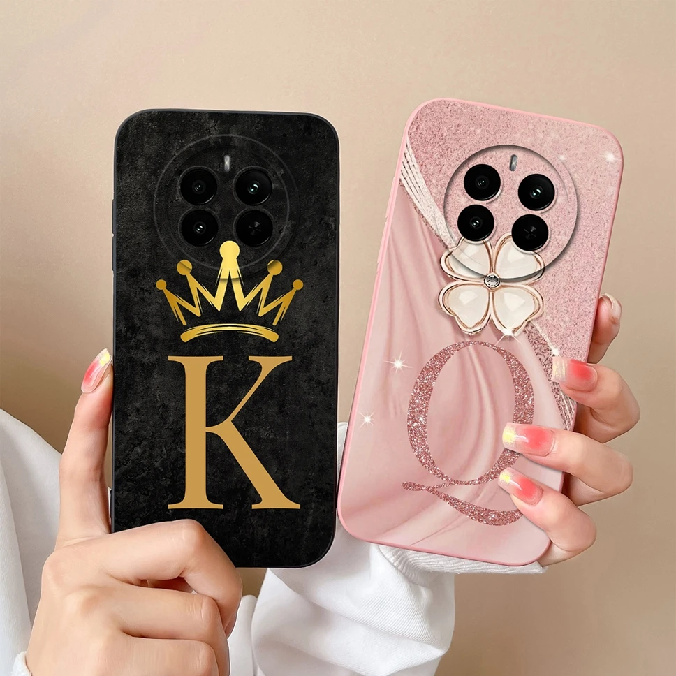 Sleek Letter Design Protective Back Cover Phone Case