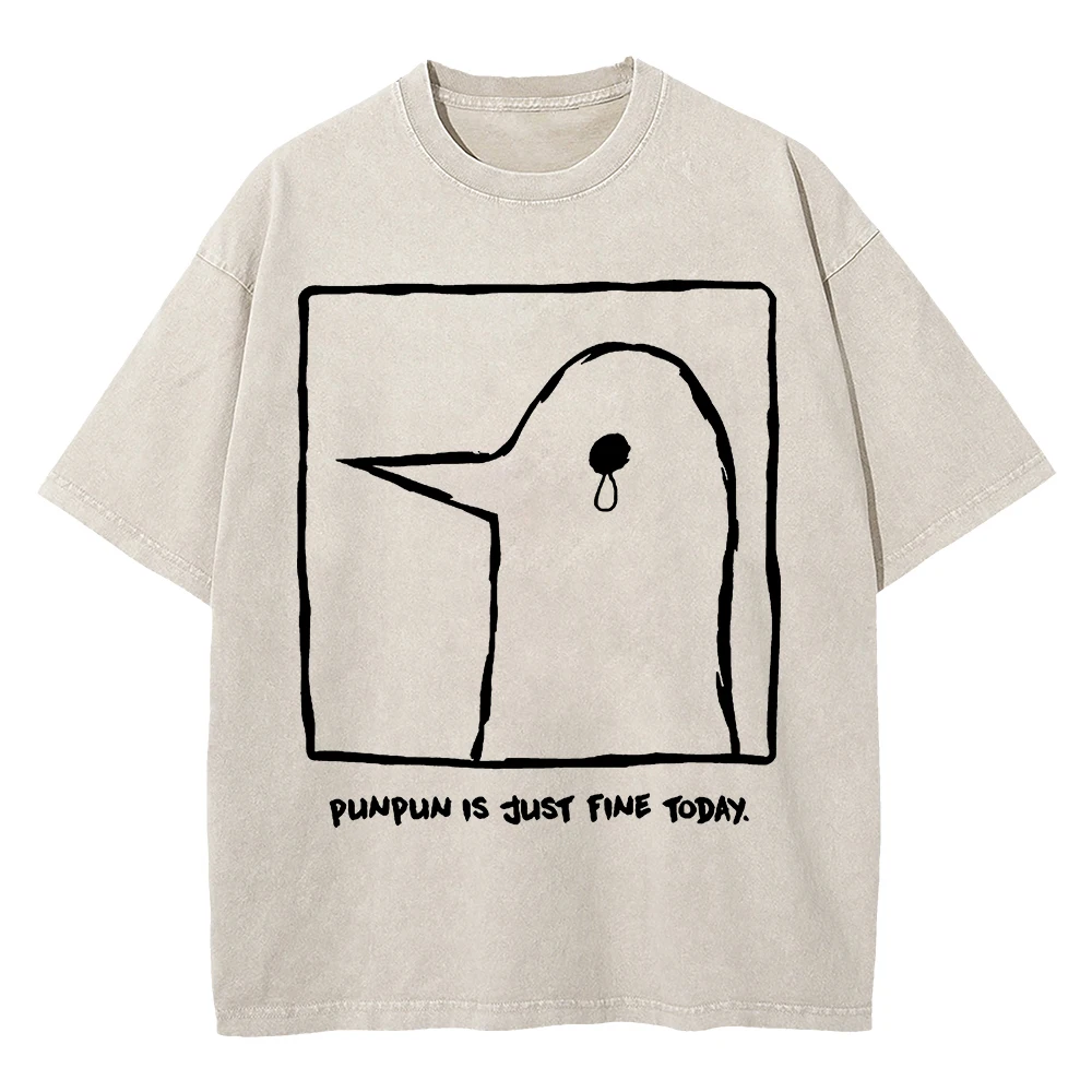 100% Cotton Vintage Washed Goodnight Punpun T Shirt Hot