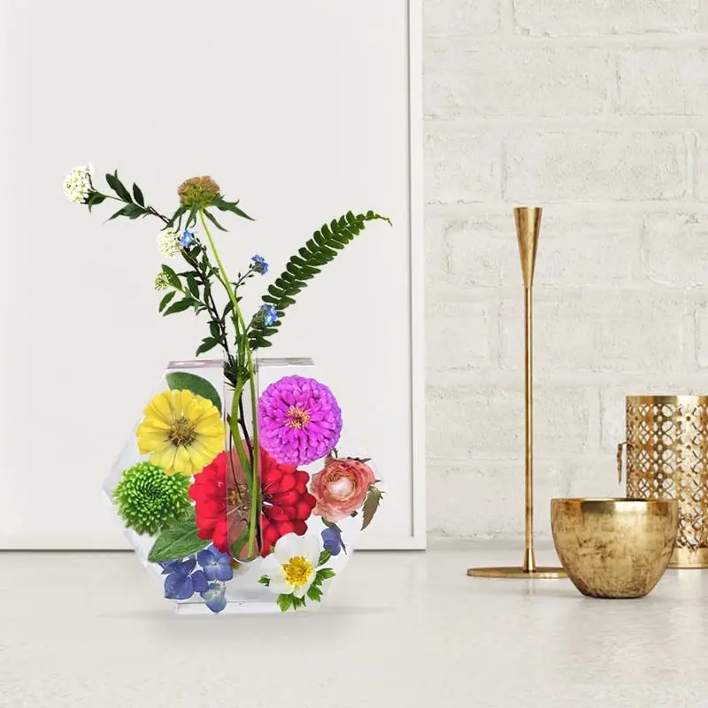 Irregular Test Tube Vase Silicone Mold for Epoxy Resin 2