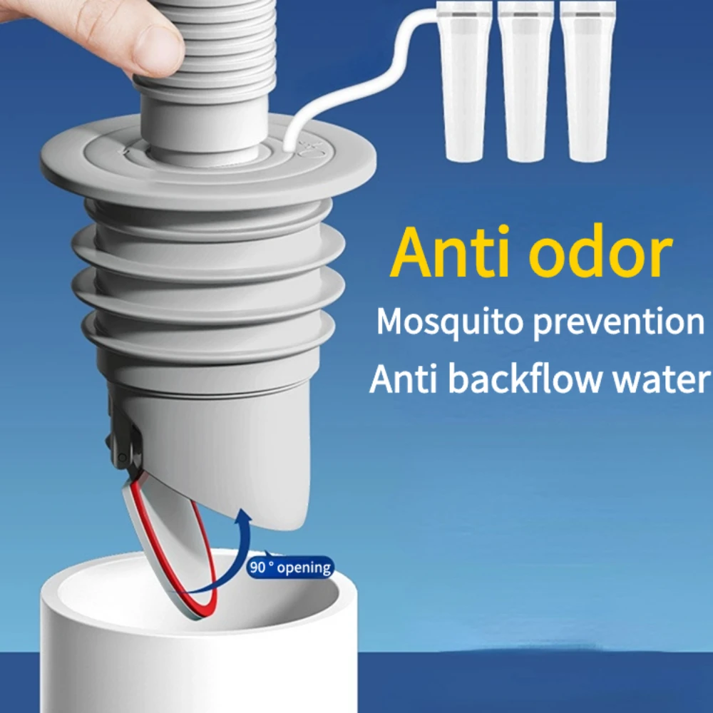 Silicone Drain Stopper Drain Stopper Basin Drain Stopper Drain Pipe Plug Bathroom Sink Plug Washbasin Drain Plug Sewer Trap Silicone Drain Pipe Seal Plug Kitchen Sink Sewer Plug Bathroom Accessories Siphon Tube Bathtub Home Drains Drainer