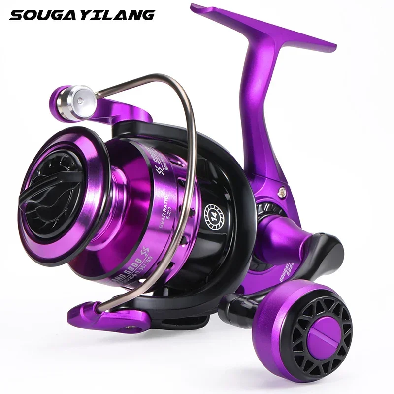 Spinning Reel Sougayilang Fishing s, Light Weight And Ultra Smooth