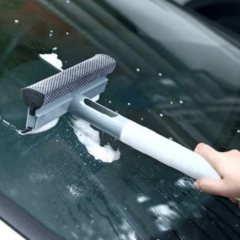 1pc Double-sided Window Cleaner Squeegee Wiper Home Cleaning Tools Water Spray Cleaner Wipe Glass Wiper Multi-functional Wiper