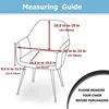 Polar Fleece High Arm Chair Cover Stretch Spandex Office Chair Slipcover Removable Elastic Seat Protector Covers for Living Room 2