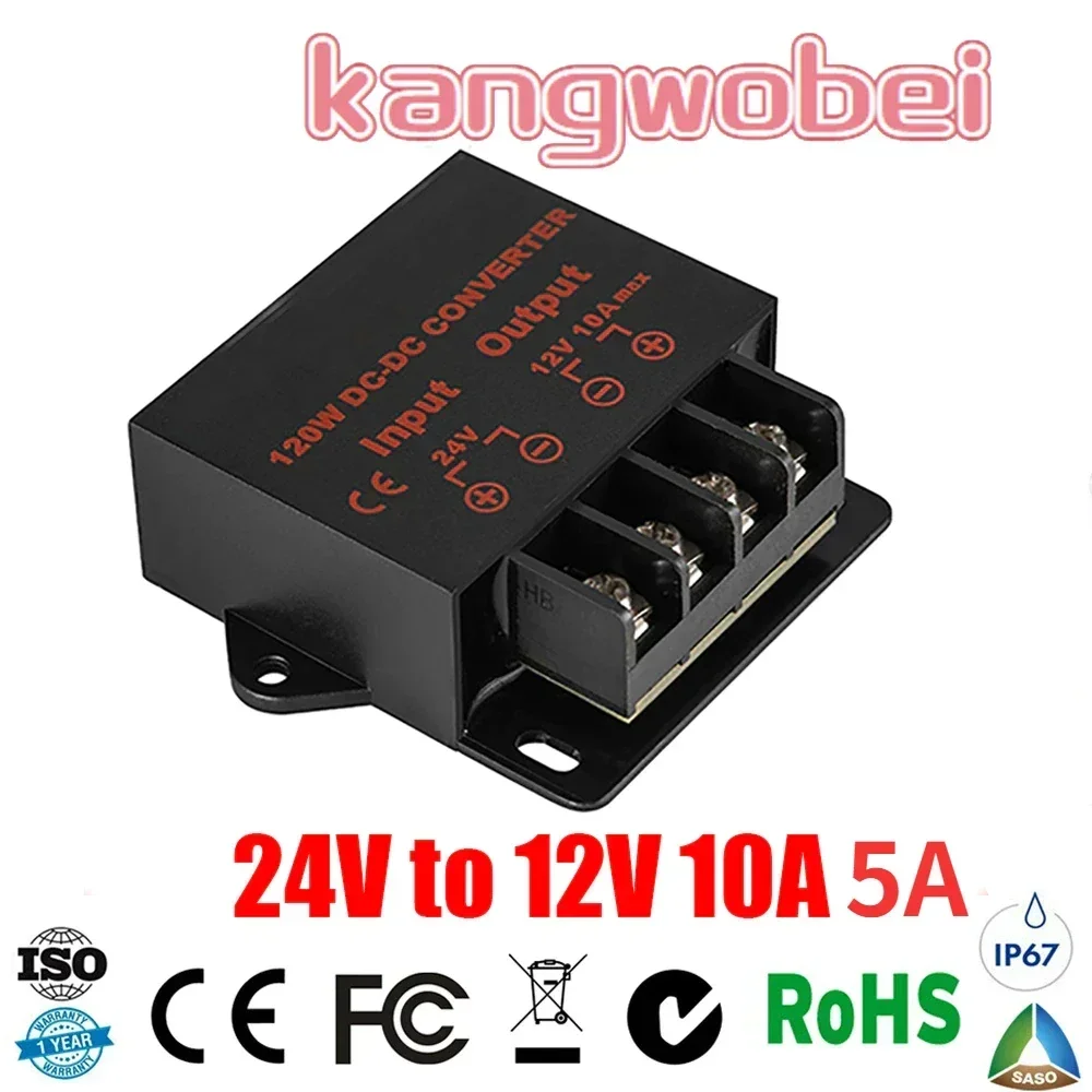 Dc Dc 48V To 12V 10A 120W, 48V To 12V Converter Voltage Module Power Supply Converter