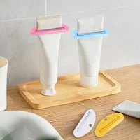 Toothpaste Squeezer Manual Squeezed Toothpaste Tube Clips Multifunction Facial Cleanser Dispenser Squeezer Bathroom Accessories 4