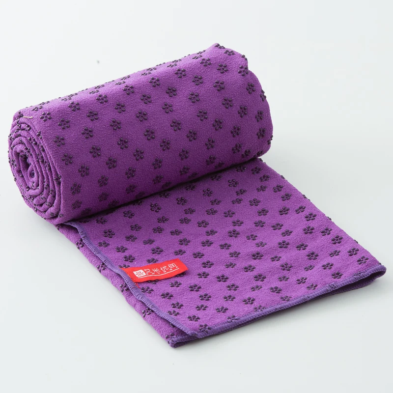 Microfiber anti slip yoga towel, fast dry and nice sweat absorb 5
