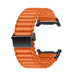 Trail Ocean Strap - Sport Nylon Belt Bracelet for Smartwatch 47mm Wristband (Orange)