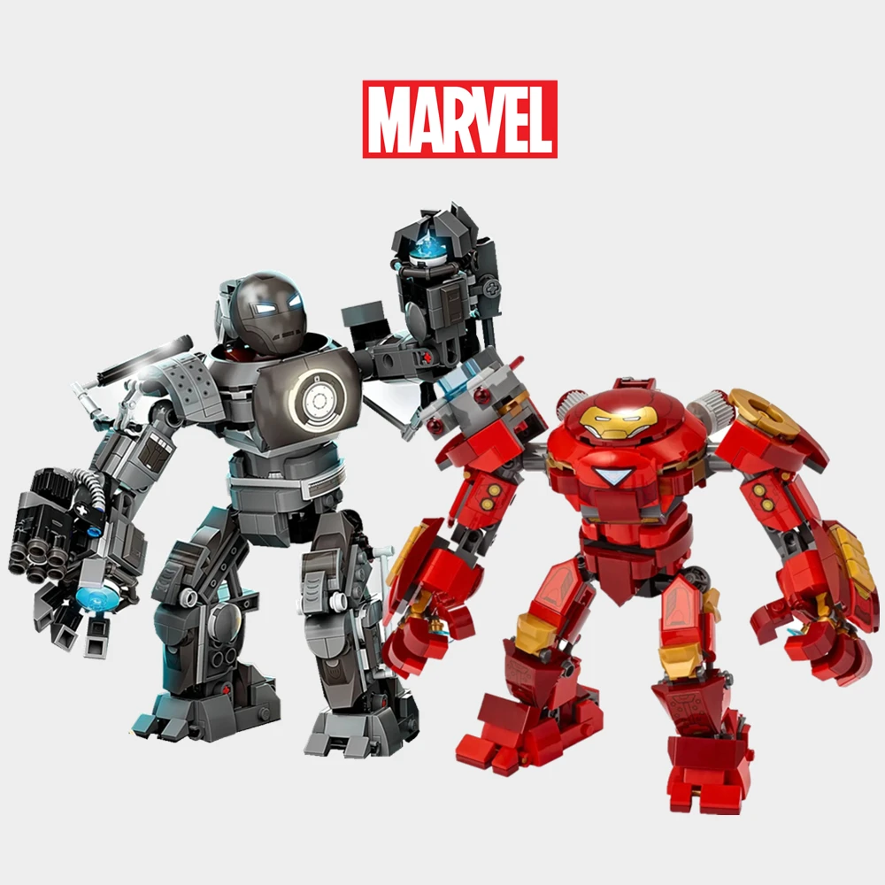 Marvel Мстители Железный человек монгер MK1 Броня халкбастер герои мейка Старк 76190 76164