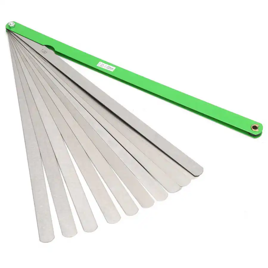 300mm Feeler Gauge 17 Blades 0.02-1mm Thickness Stainless Steel Measurement Layout Tool Filler Gauge feeler gauge