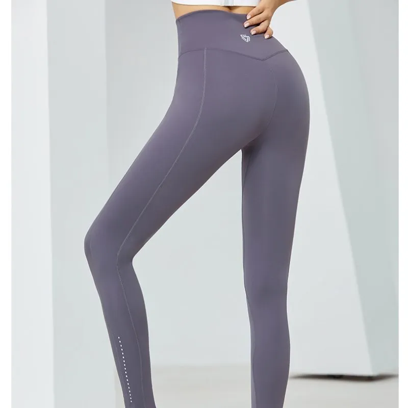 Seamless Sports Leggings Women Yoga Elastic High Waist Sweatpant Buttery Soft Pants Workout Leggins Gym Push Up Fitness Tights