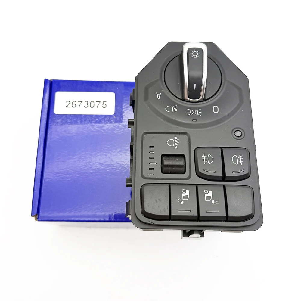 1pcs 2673075 2558589 2673078 SCANIA 트럭 P410 용 24V/6 핀 헤드 램프 제어 스위치 트럭