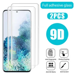 Premium Full Cover Tempered Glass Screen Protector - Pack of 2 - 2PCS (For S21 Plus)