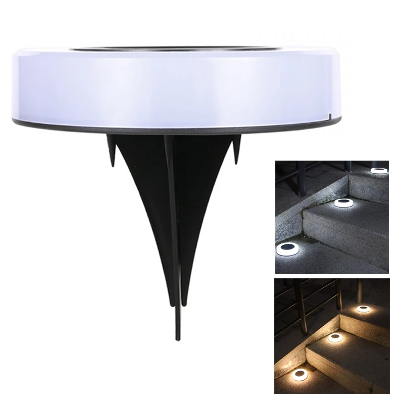 

8LED SMD Lamp Beads Buried Lights Outdoor Waterproof Garden Street Light Solar Courtyard Decorative Pathway Lights