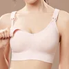 High-end open-top wide strap non-slip breastfeeding bra Feeding large cup push-up anti-sagging maternity underwear 1