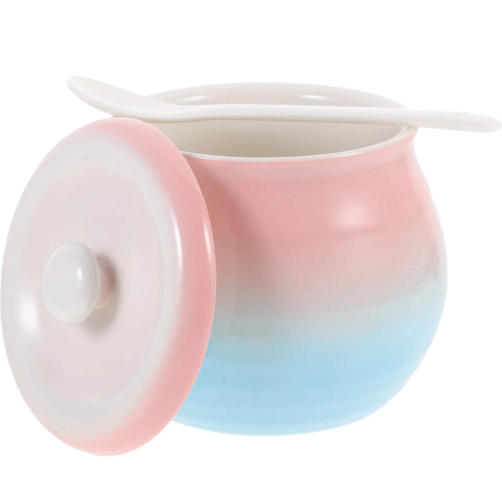 

Ceramic Spice Jar Salt Pepper Canister Kitchen Sugar Seasoning Storage Container