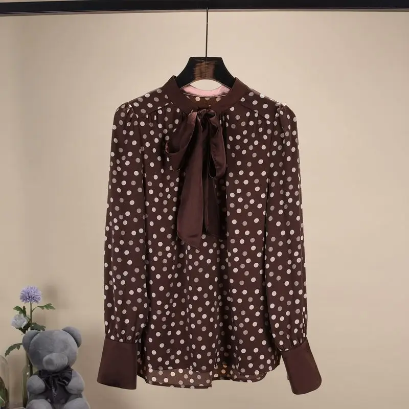 polka dots shirts for womens