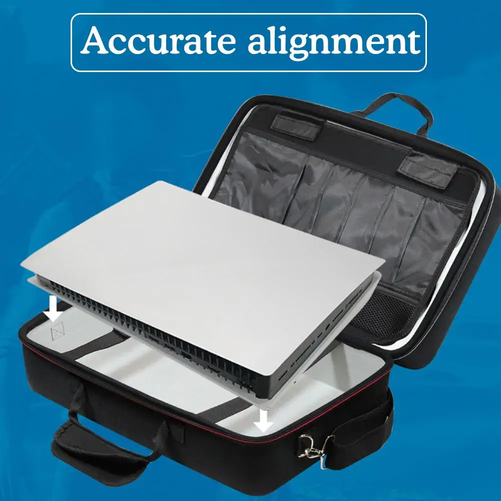 

Переносная сумка для PS5, Портативная сумка для хранения игровой консоли, Жесткий Чехол, портативный дорожный аксессуар для кемпинга, аксессуары для игр A5G4